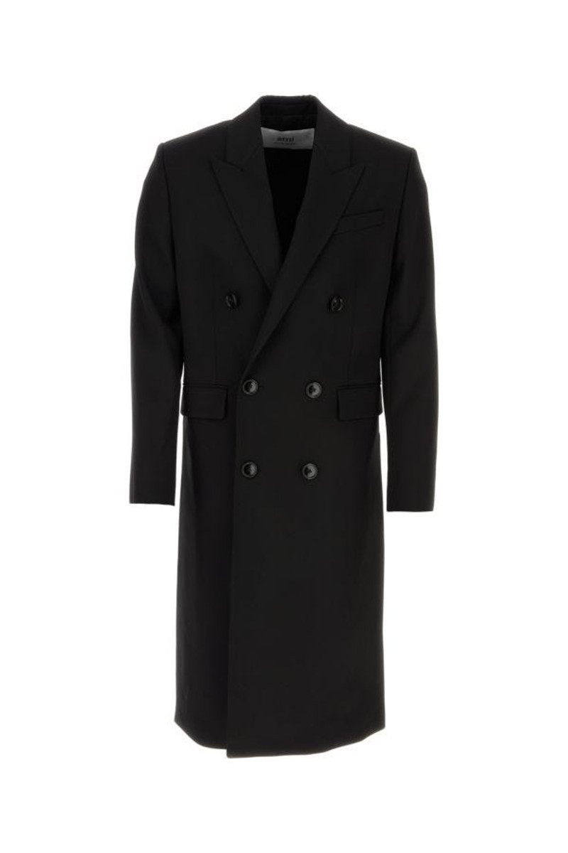 Black wool coat 1