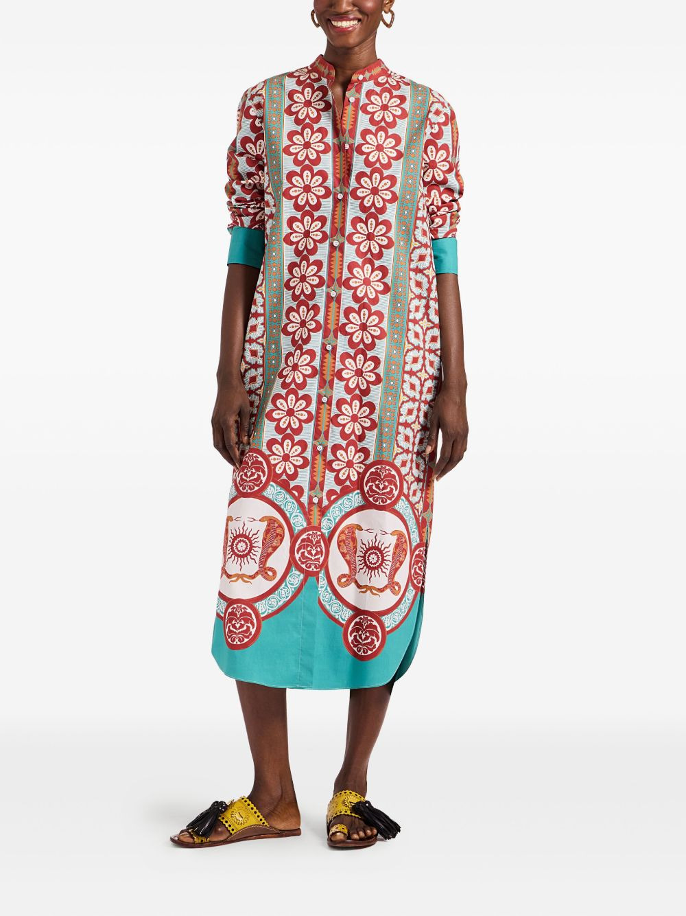 cotton poplin dress - 2