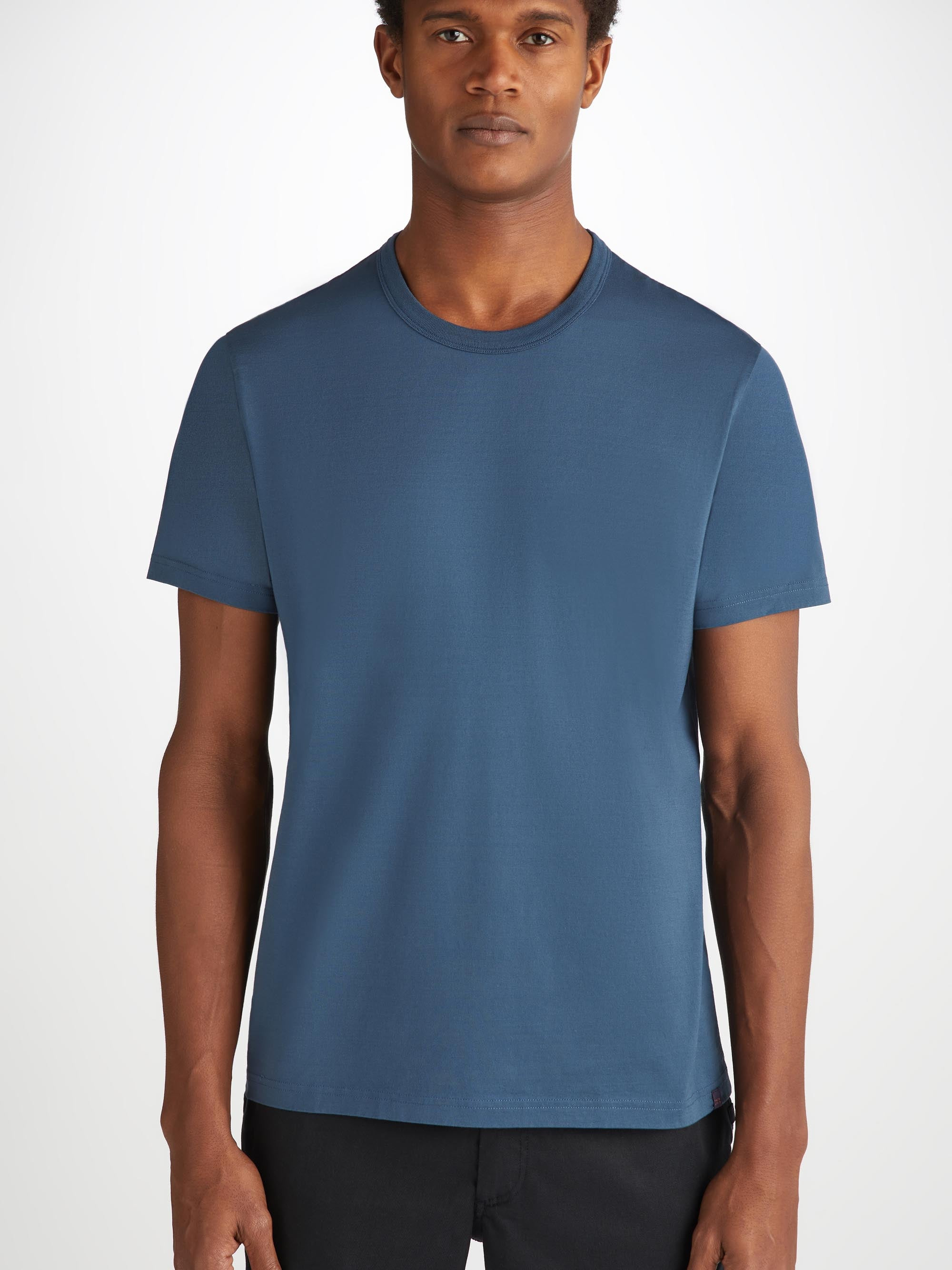Men's T-Shirt Barny Pima Cotton Denim - 7