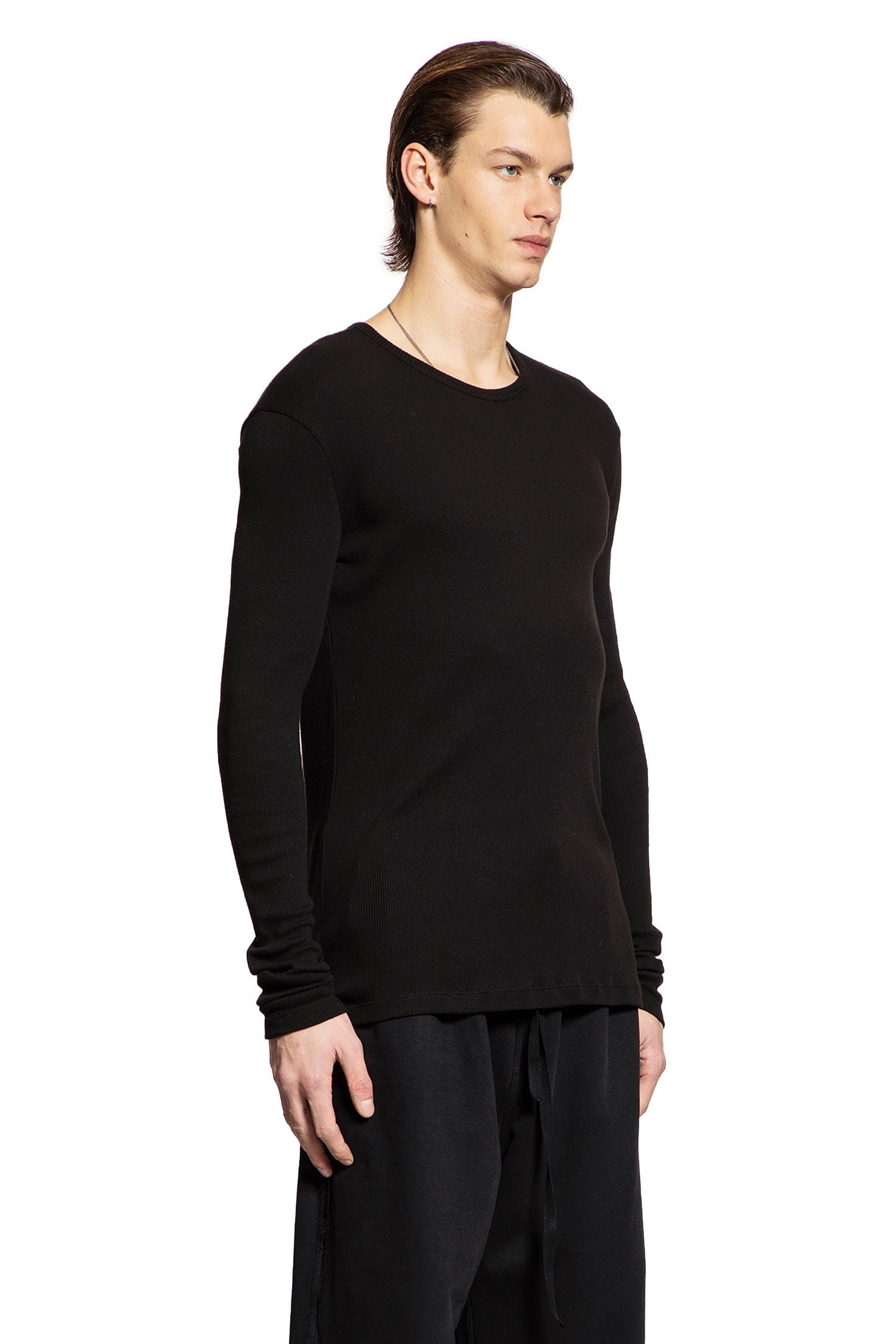 Greg-Long-Sleeve-T-Shirt-In-Cotton-Rib-Jersey - 2