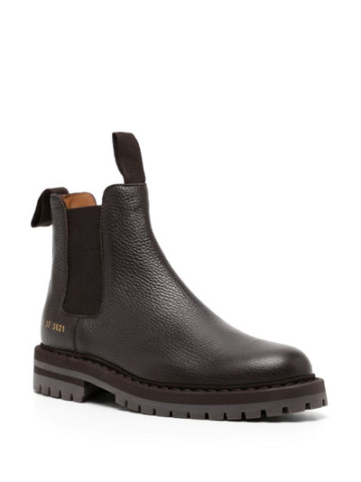 Common Projects Chelsea pebbled-leather ankle boots outlook