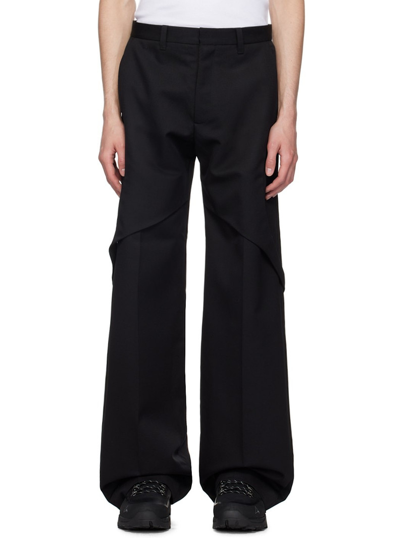 Black Robur Tailored Trousers - 1