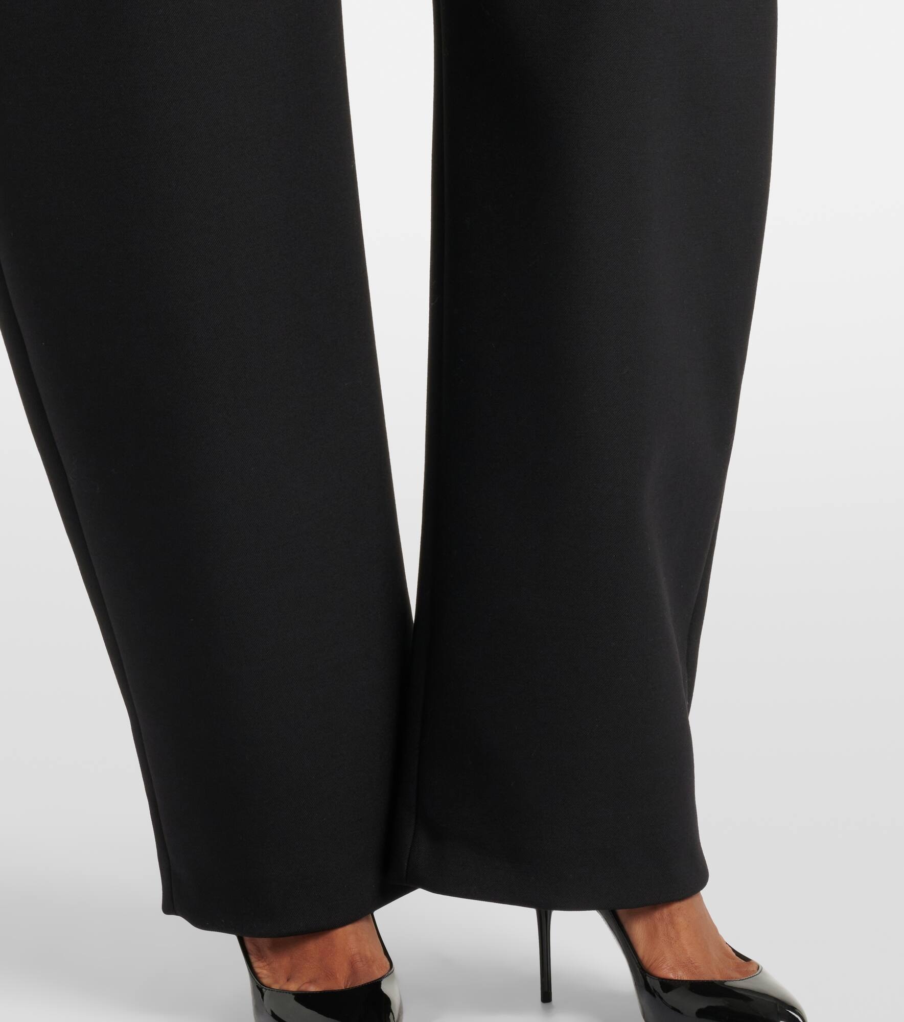 Wool wide-leg pants - 5