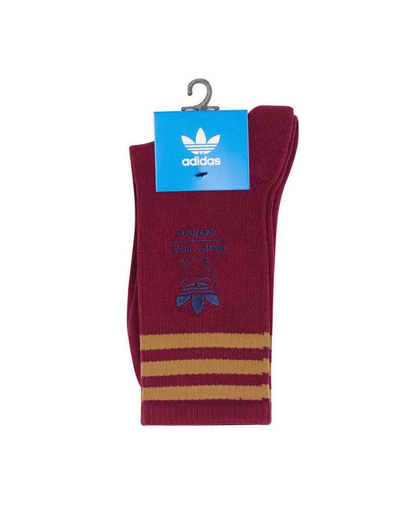 Brain Dead x Adidas Socks - Maroon 3