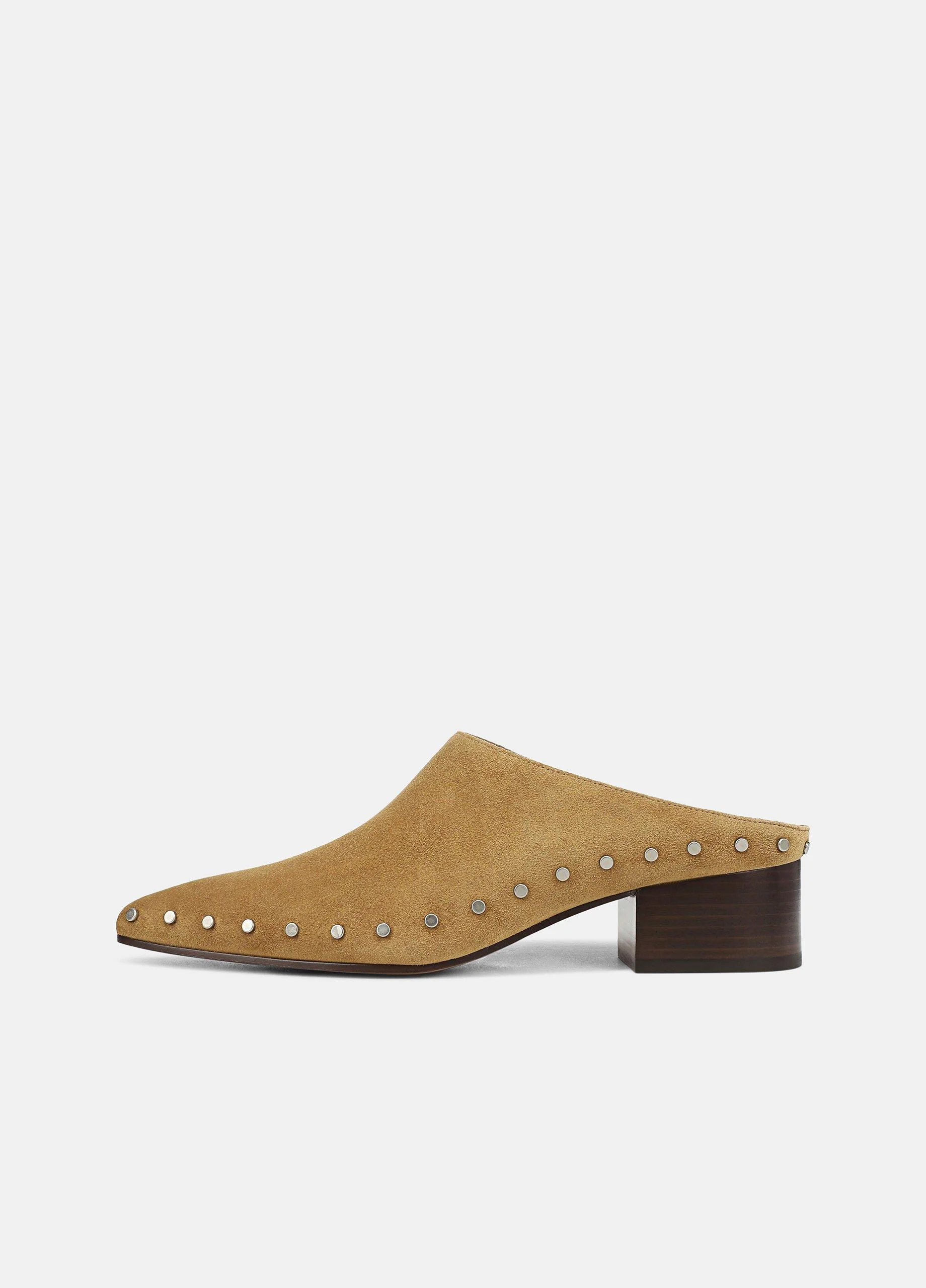 August Studded Suede Mule - 1
