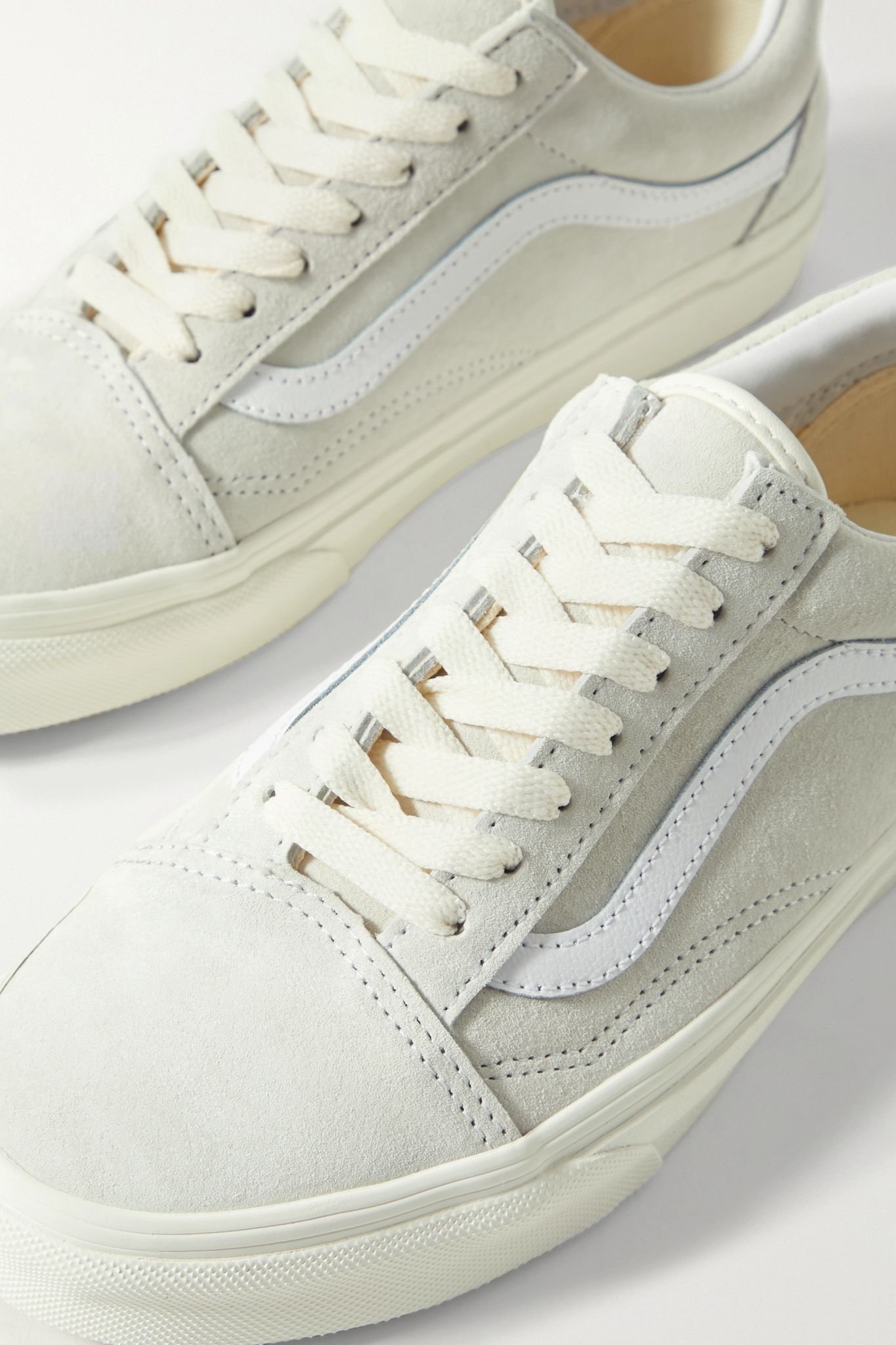 Old Skool leather-trimmed suede sneakers - 4