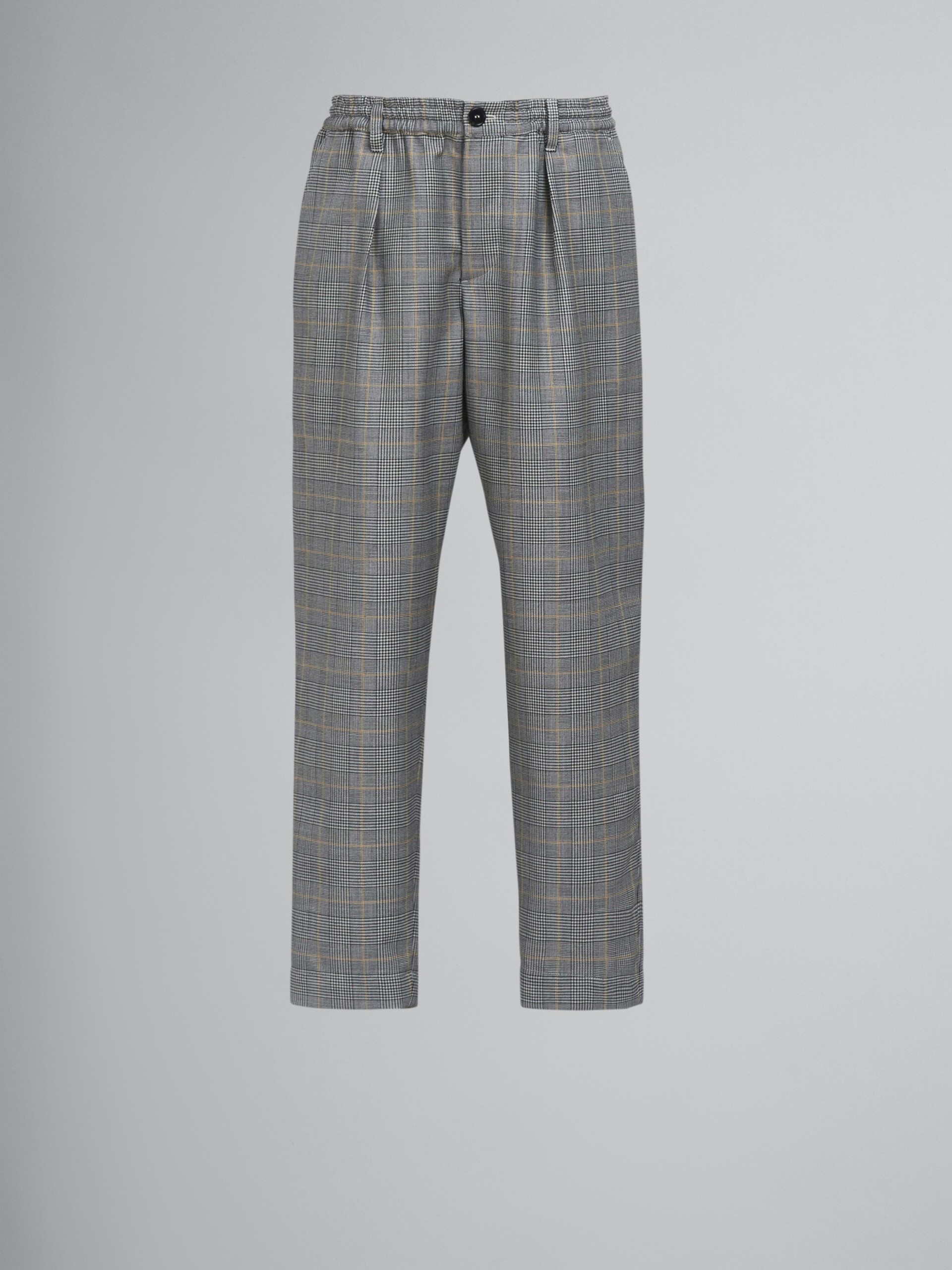 PRINCE OF WALES WOOL PANTS - 1