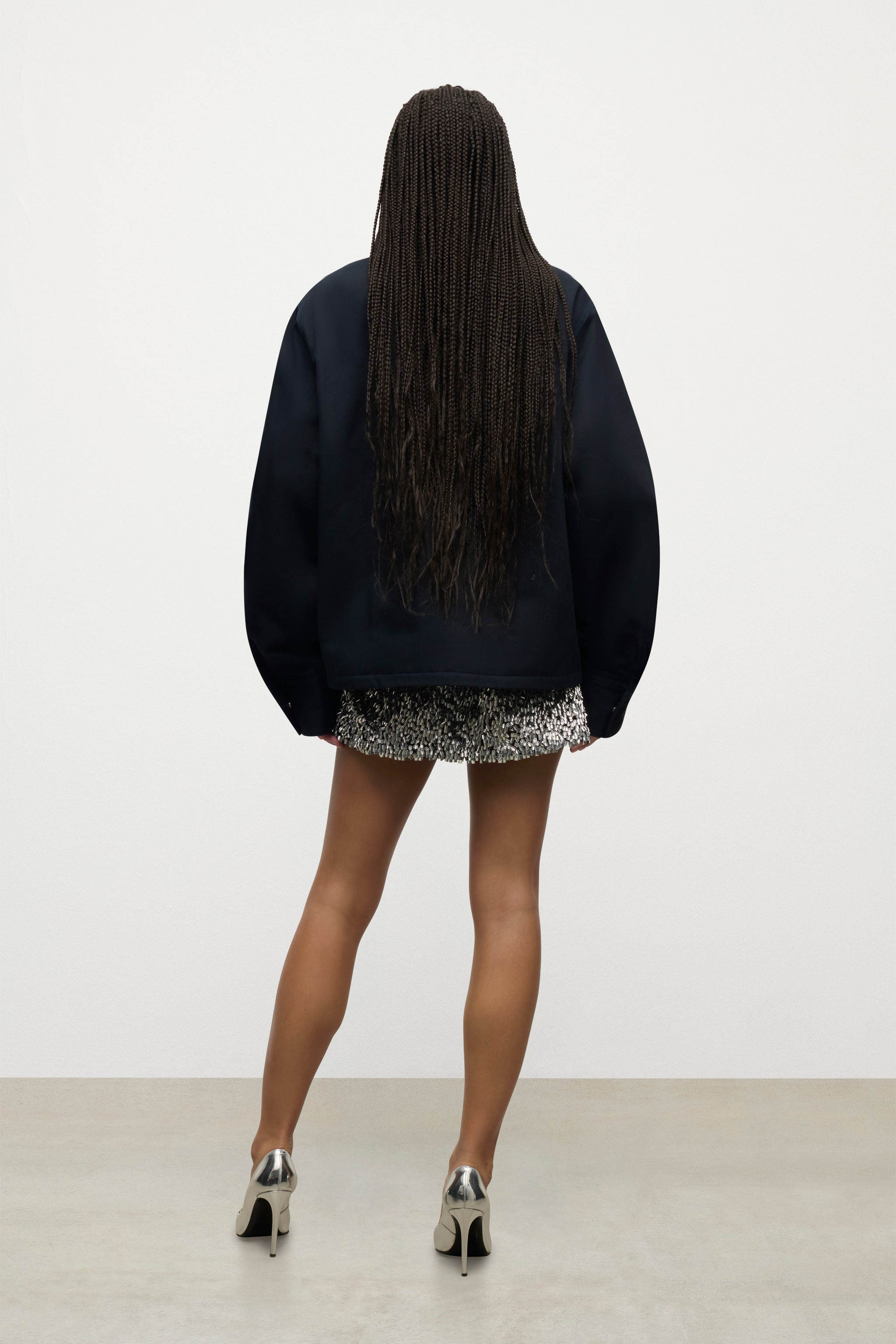 EMBROIDERED FLOWER CARGO JACKET - 4