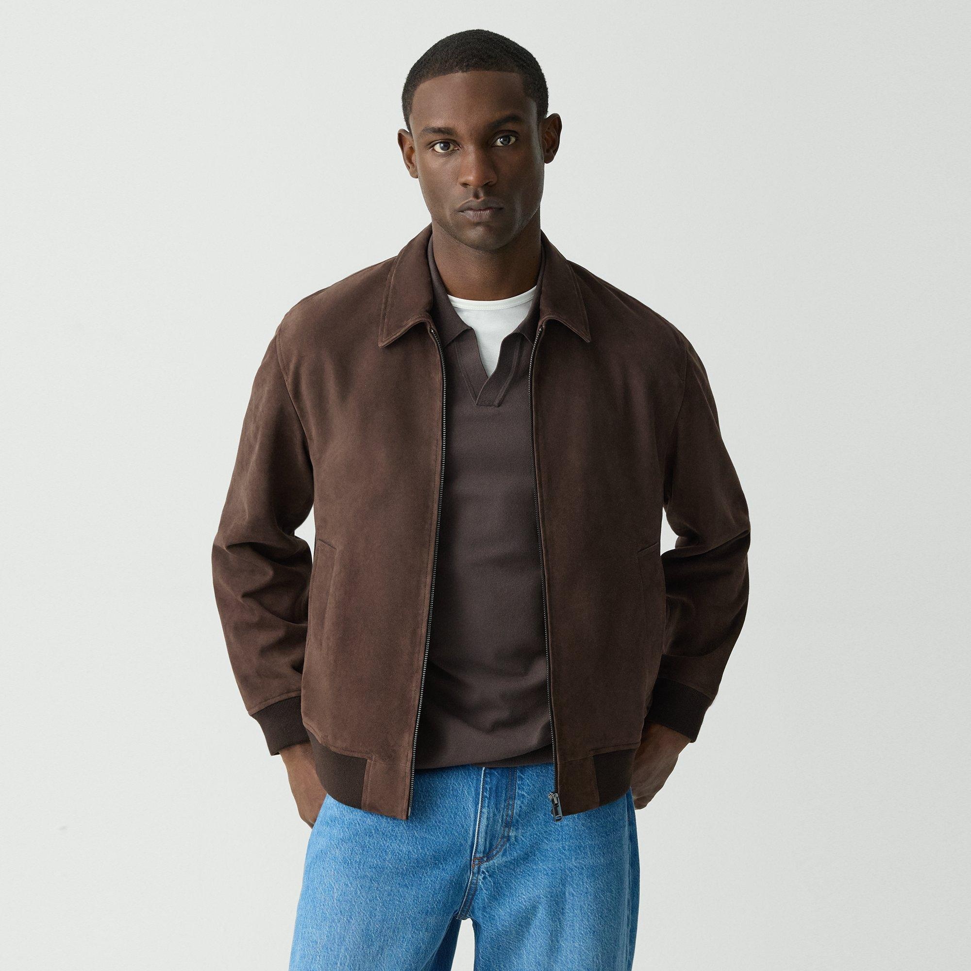 Wyatt Zip Jacket in Suede - 2