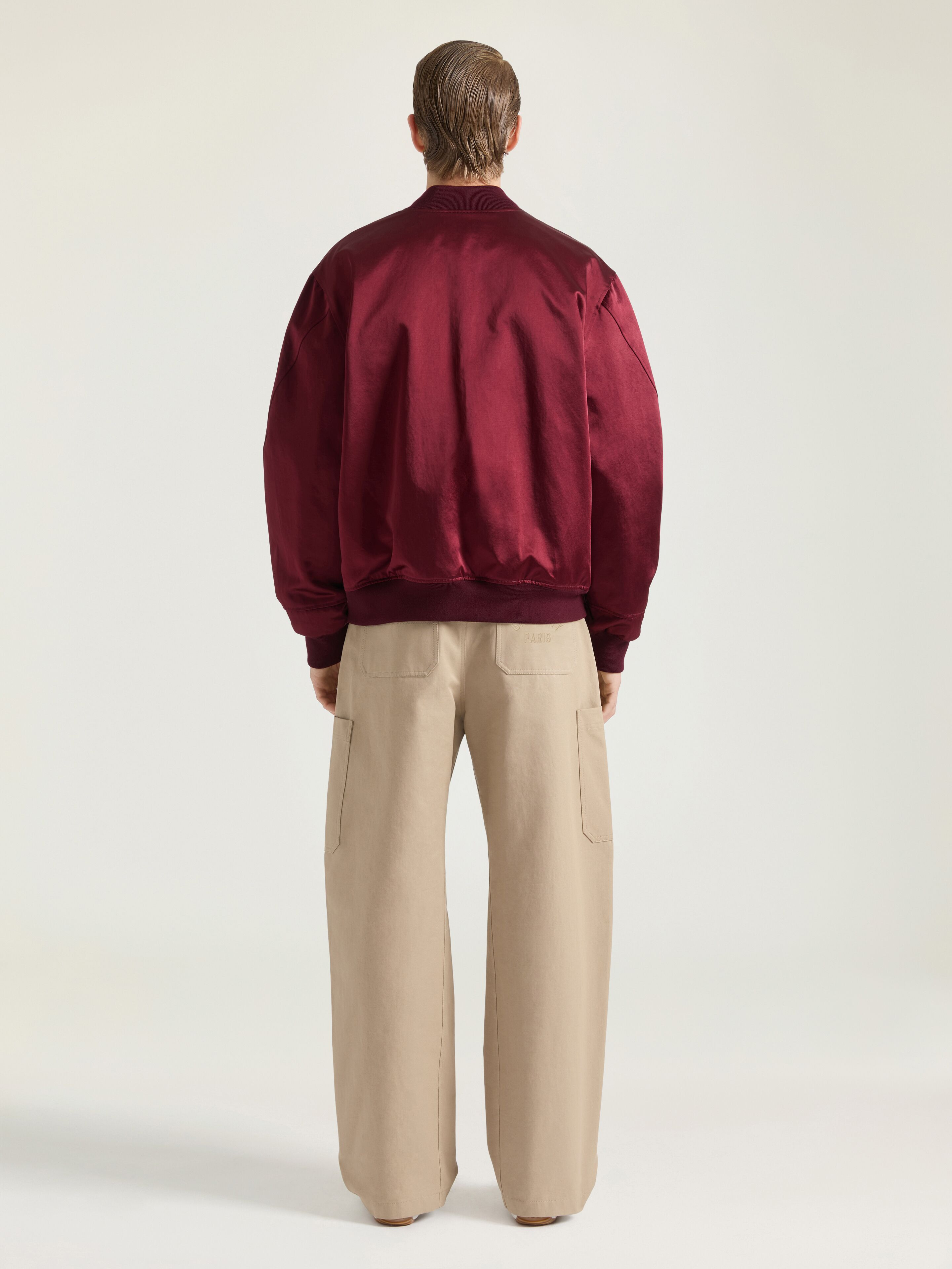 GIVENCHY PARIS ZIPPED BLOUSON IN SATIN - 3