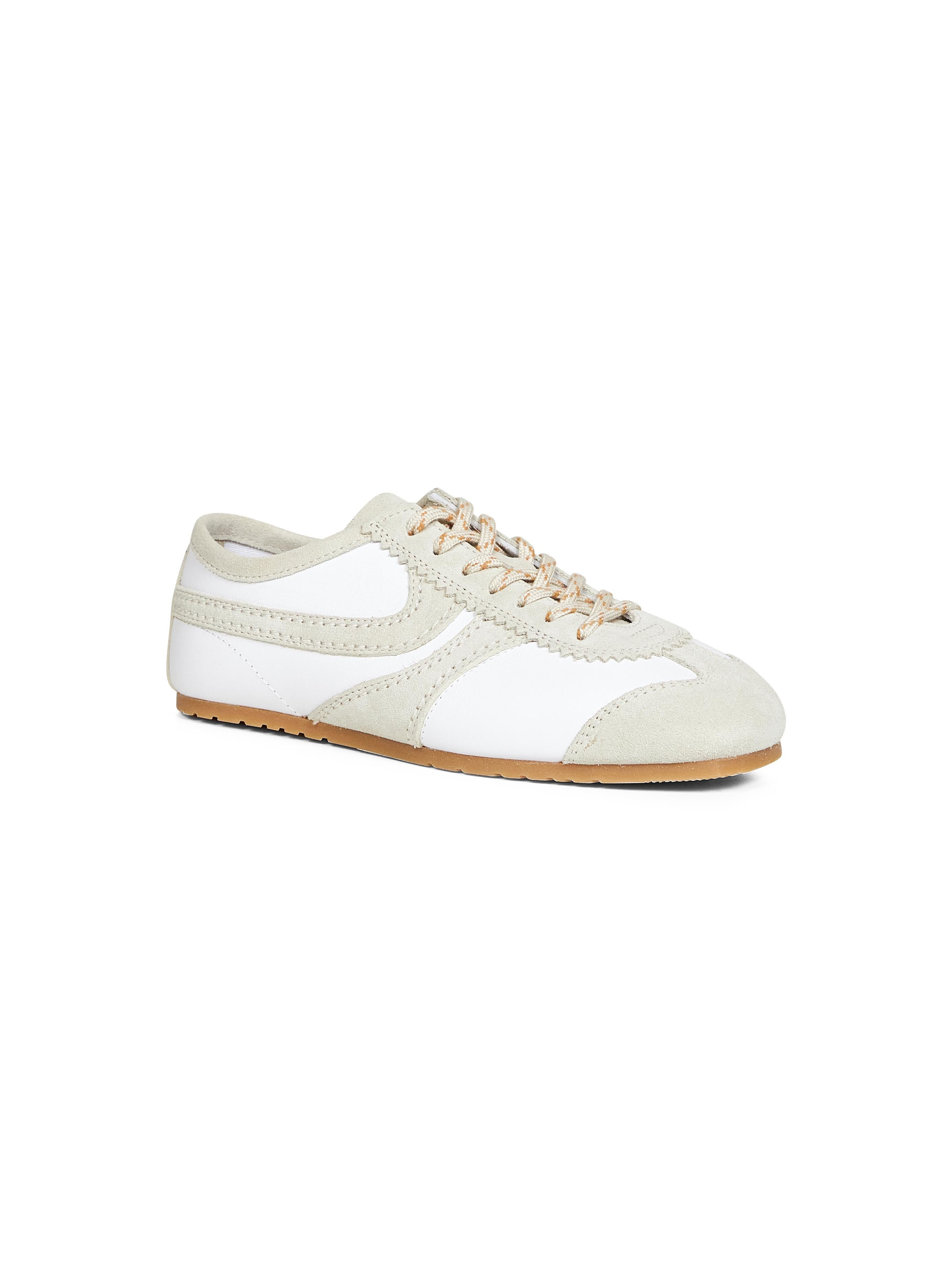 White nappa leather sneakers - 2