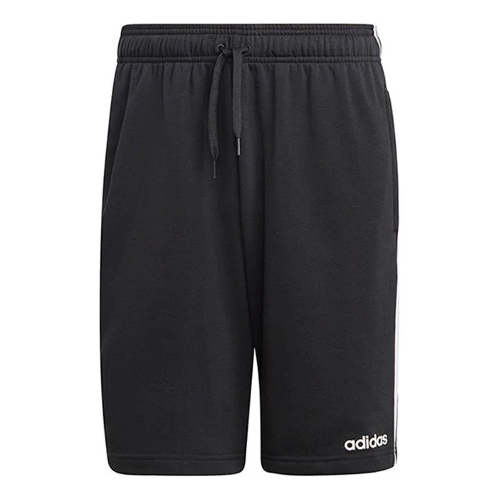 adidas E 3s Shrt Ft Training Knit Casual Sports Shorts Black DU7830 - 1