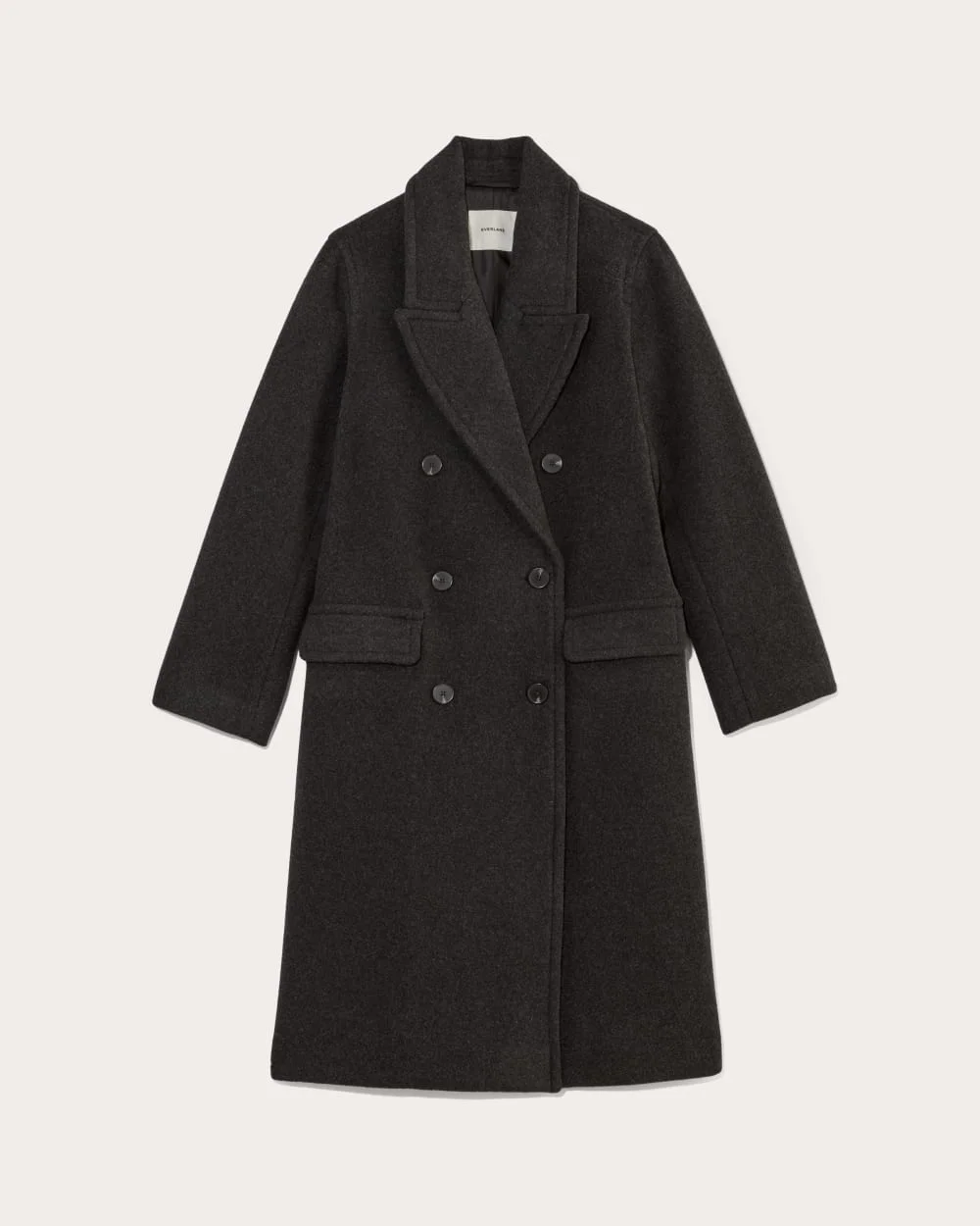 THE DOUBLE-BREASTED COAT IN WOOL - 1