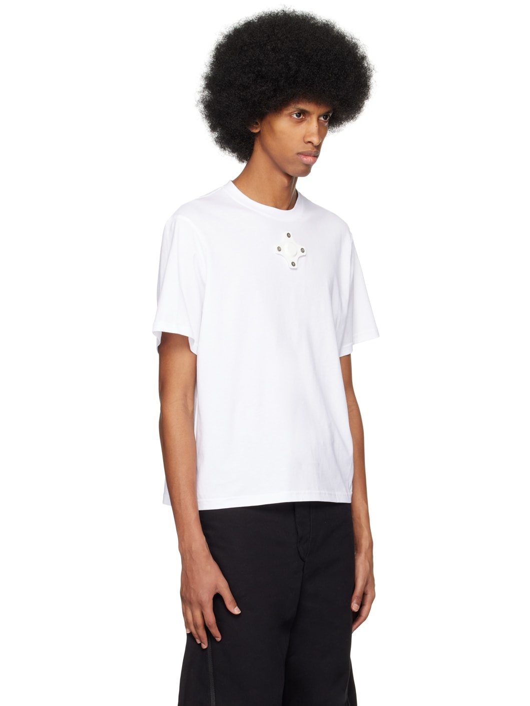 White Eyelet T-Shirt - 2