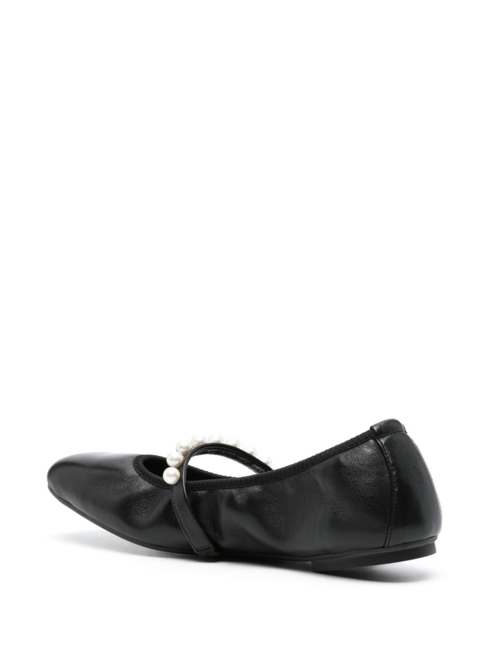 Goldie pearl-embellished ballerina flats - 3