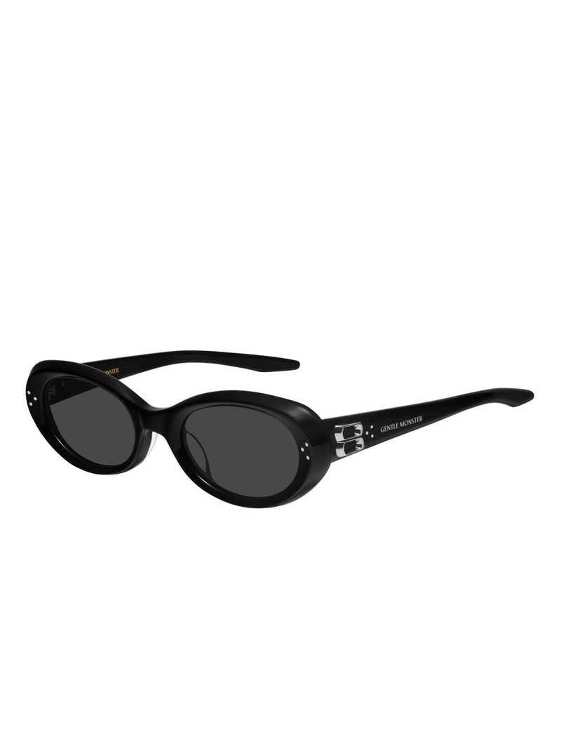 GENTLE MONSTER Cocoa oval-frame sunglasses outlook