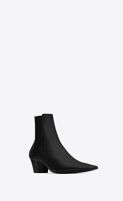 SAINT LAURENT rainer chelsea boots in shiny leather outlook