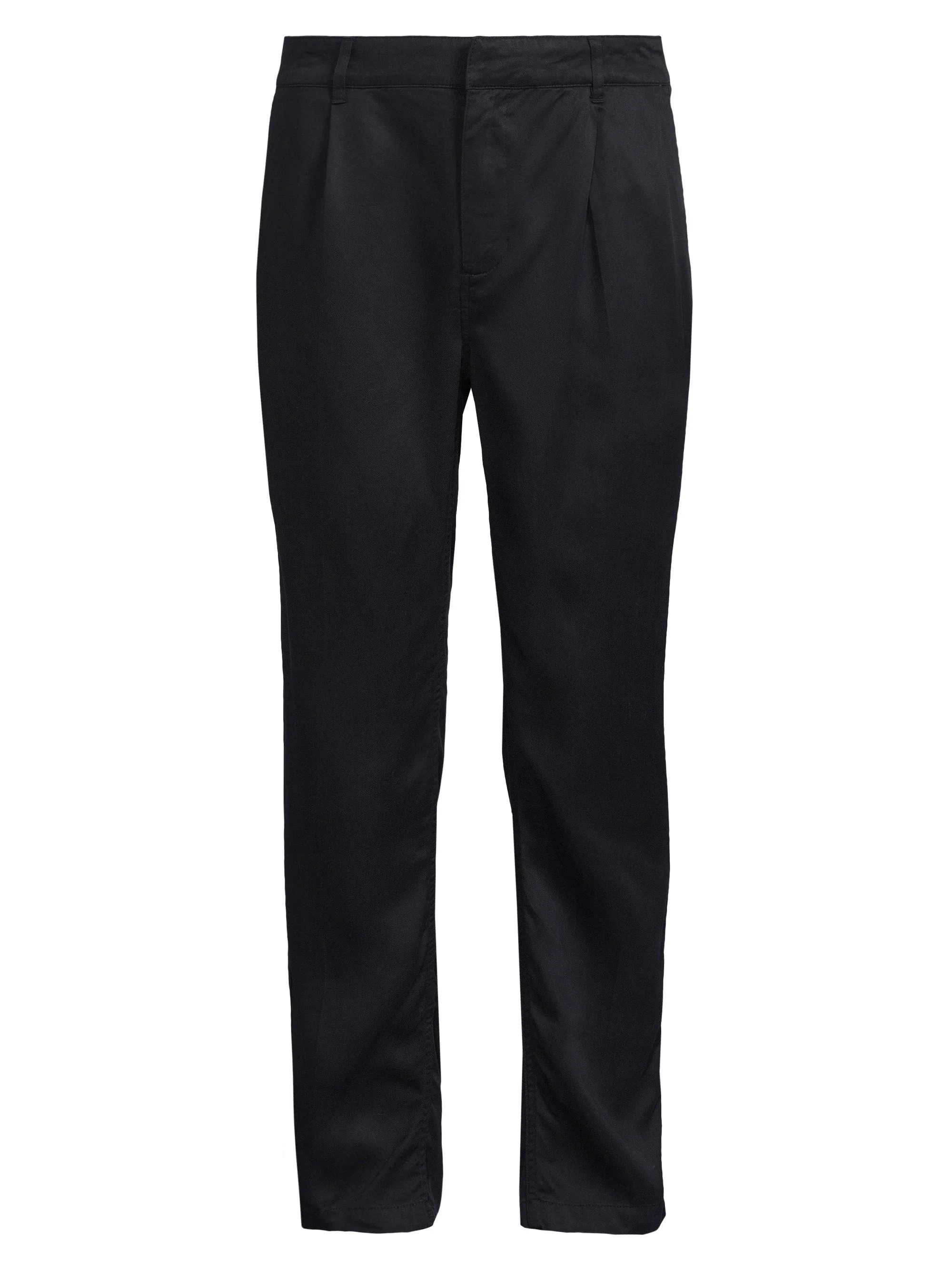 Men's Pleated Tapered Pants - Midnight - 1