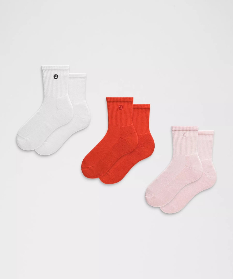 Unisex Daily Essential Quarter Socks *3 Pack 1