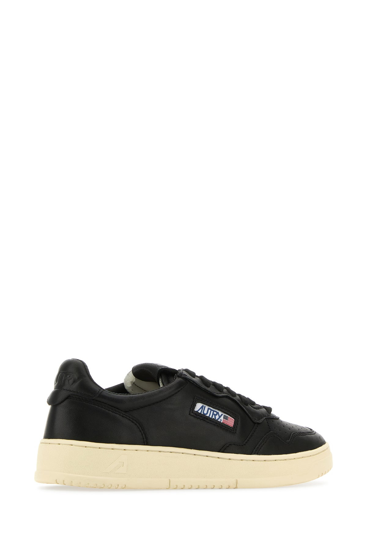 Black leather Medalist sneakers - 3