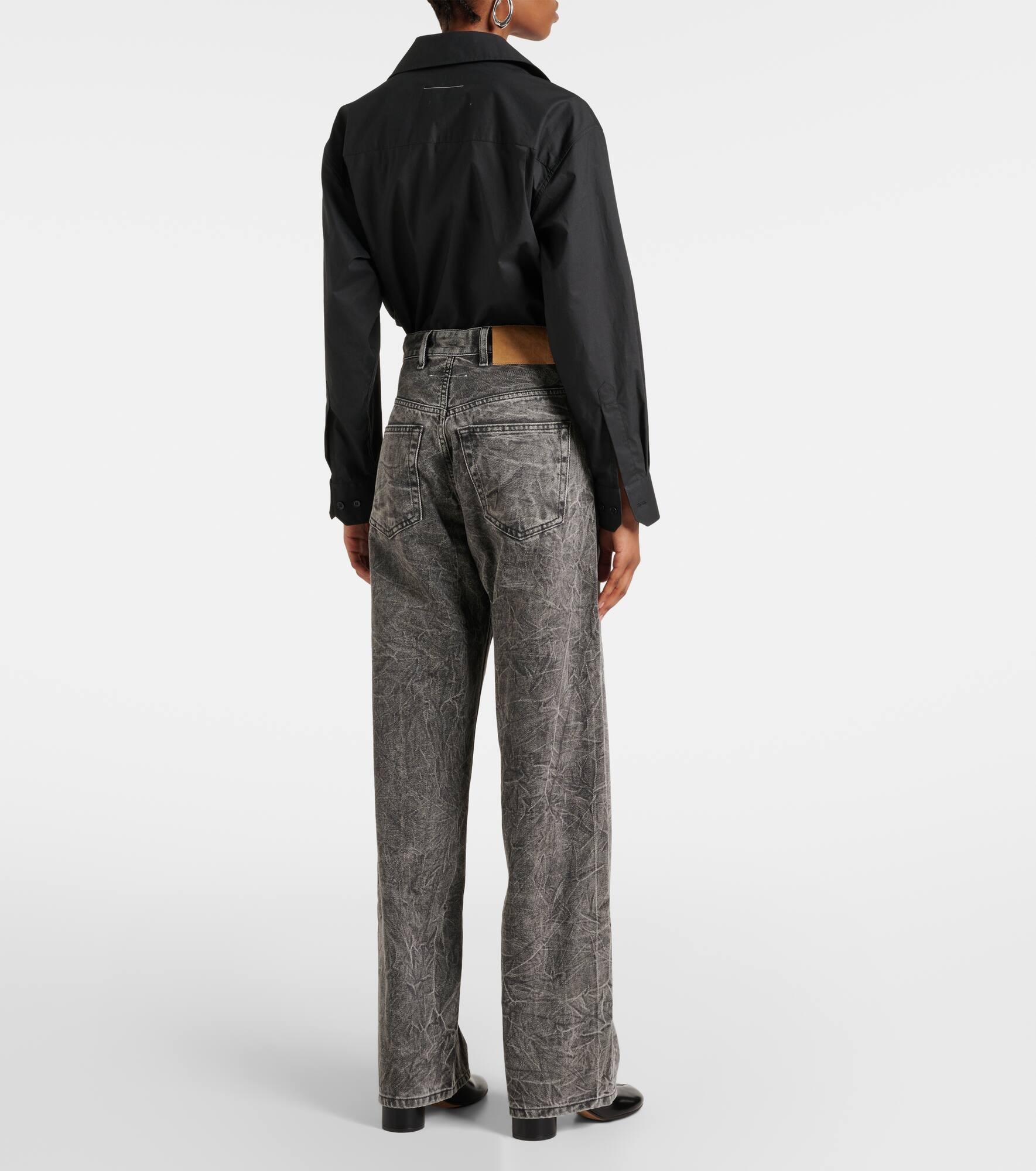 High-rise wide-leg jeans - 3