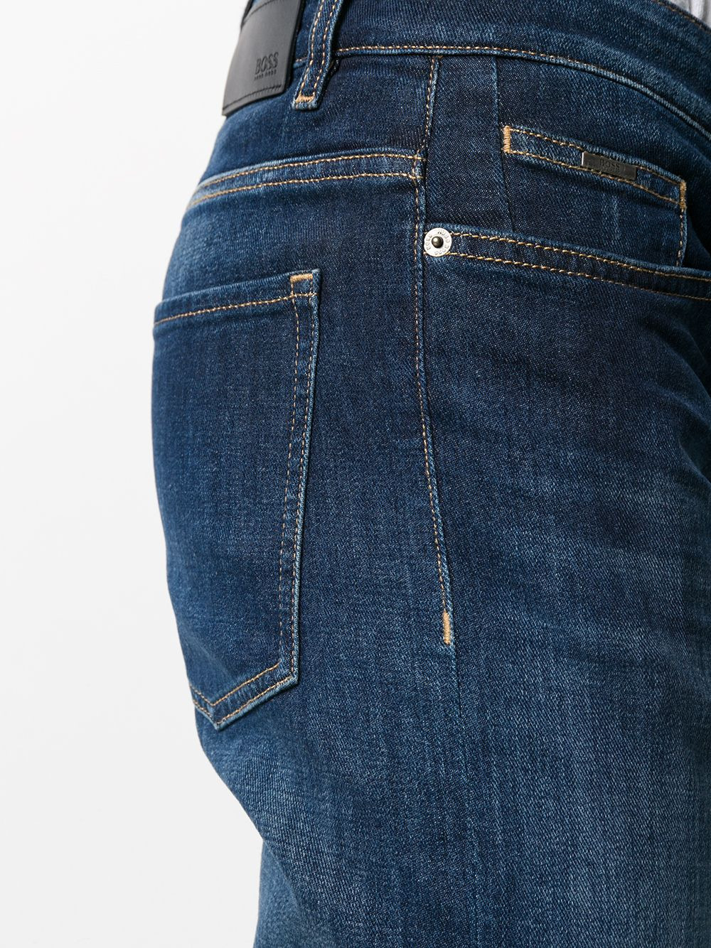 slim-fit denim jeans - 5