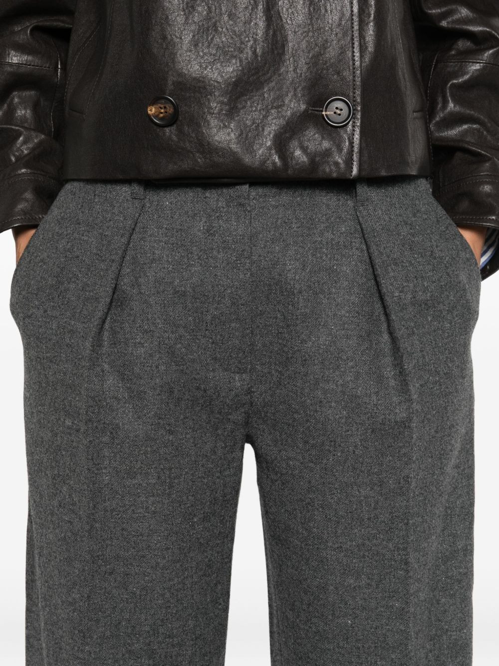 pleated trousers - 5