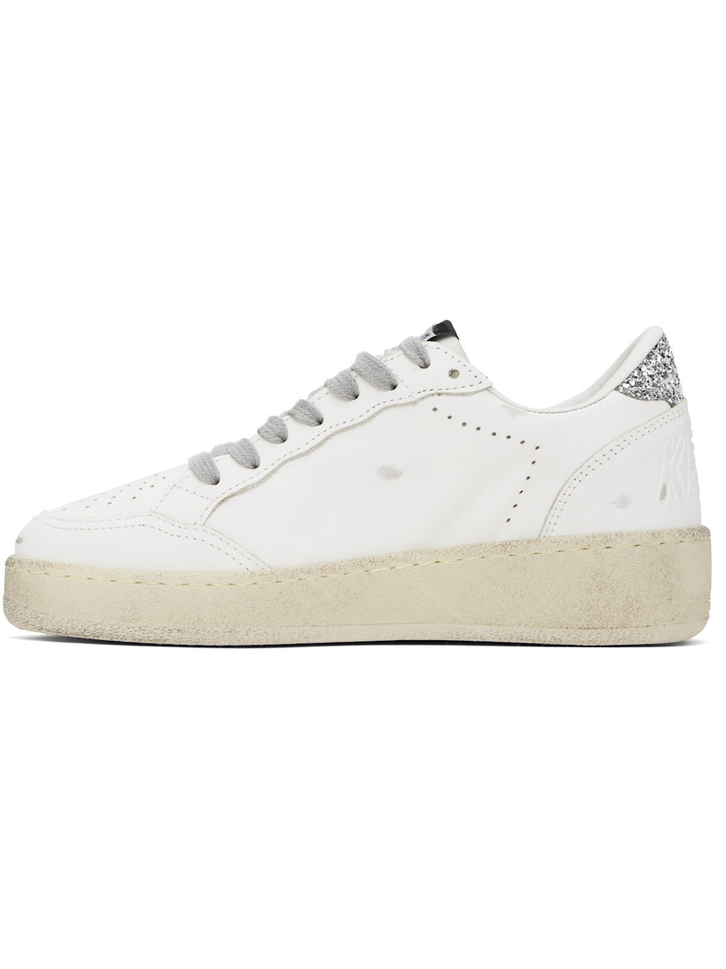 White Ball Star Sneakers - 3