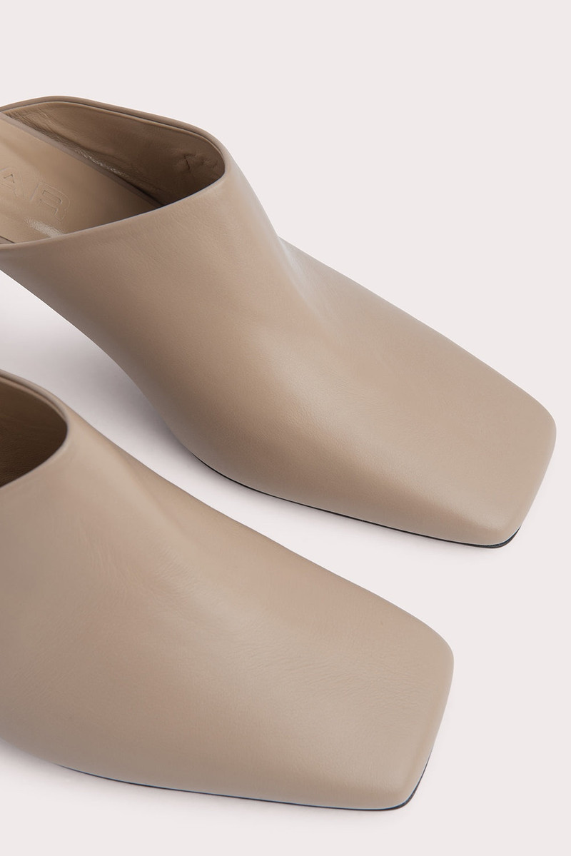 SANYA TAUPE NAPPA LEATHER 3