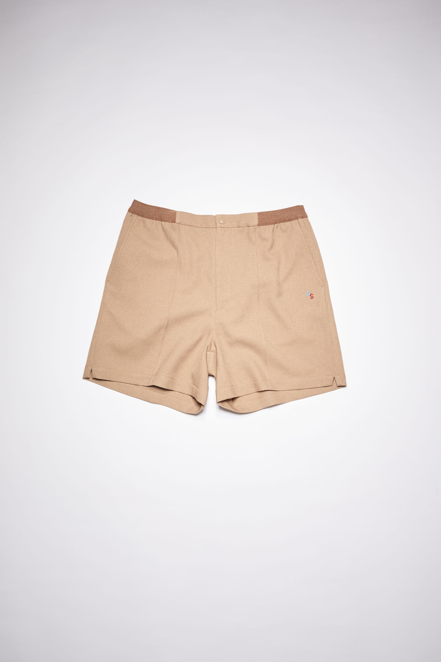 Twill shorts - Hazel beige - 5