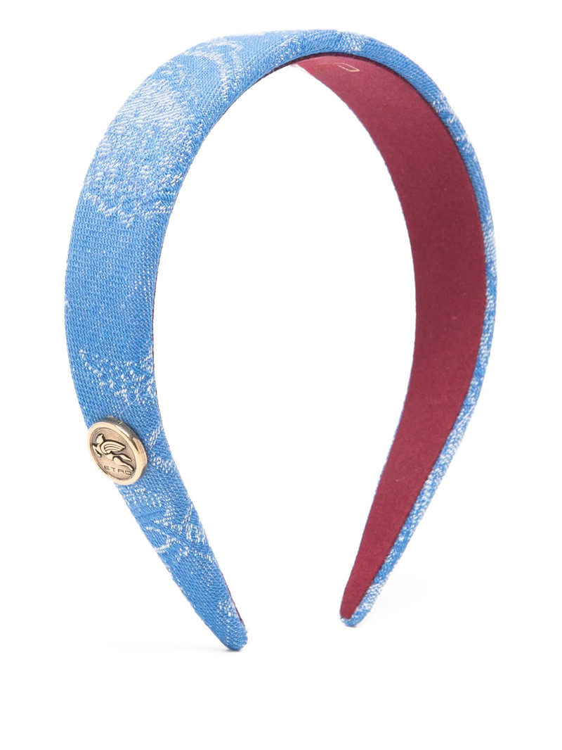Etro Print Button Hair Accessory 1