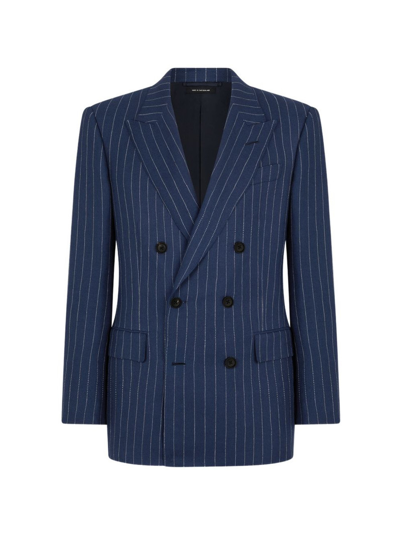 pinstripe double-breasted jacket 1