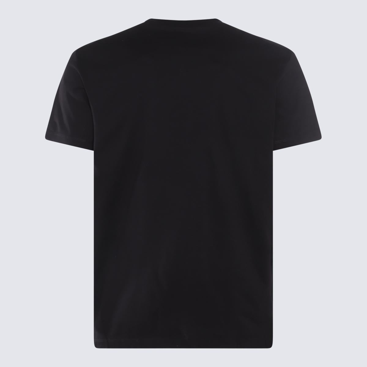 DSQUARED2 BLACK COTTON T-SHIRT - 2