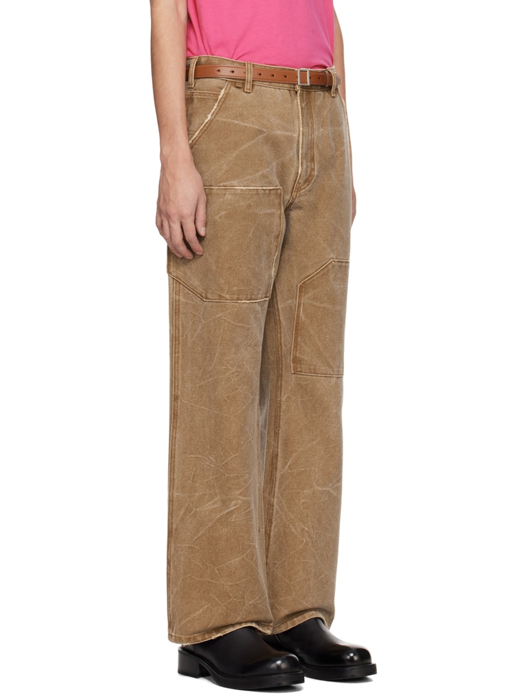 Brown Patch Trousers - 2
