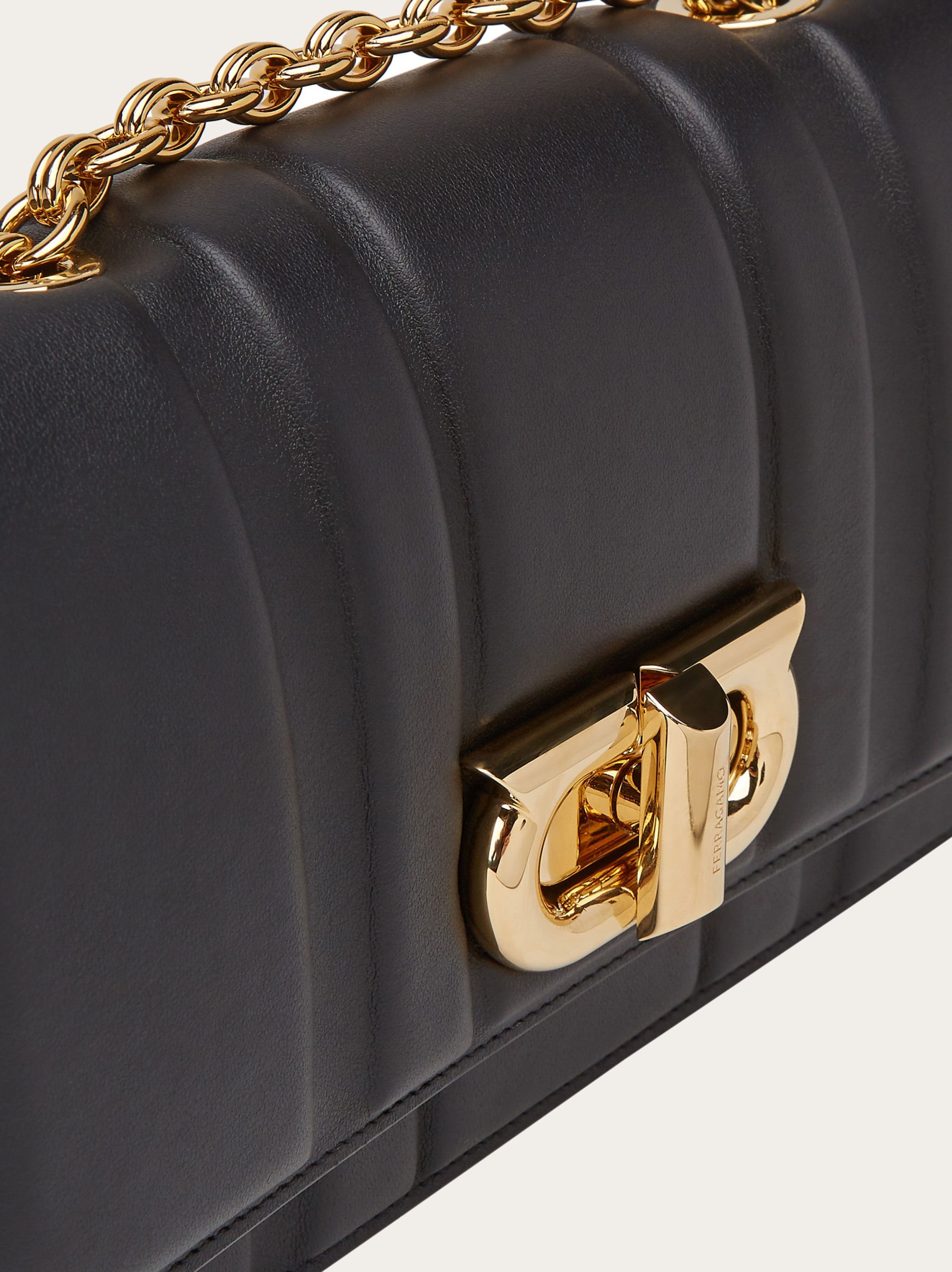 Shoulder bag with new Gancini (S) - 5