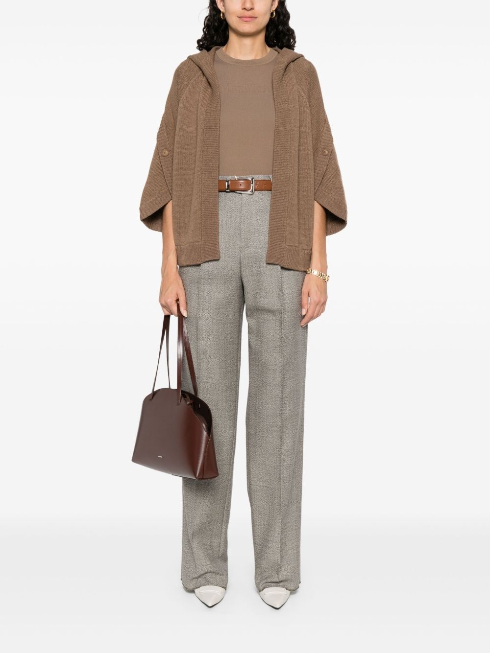 hooded cardigan - 2