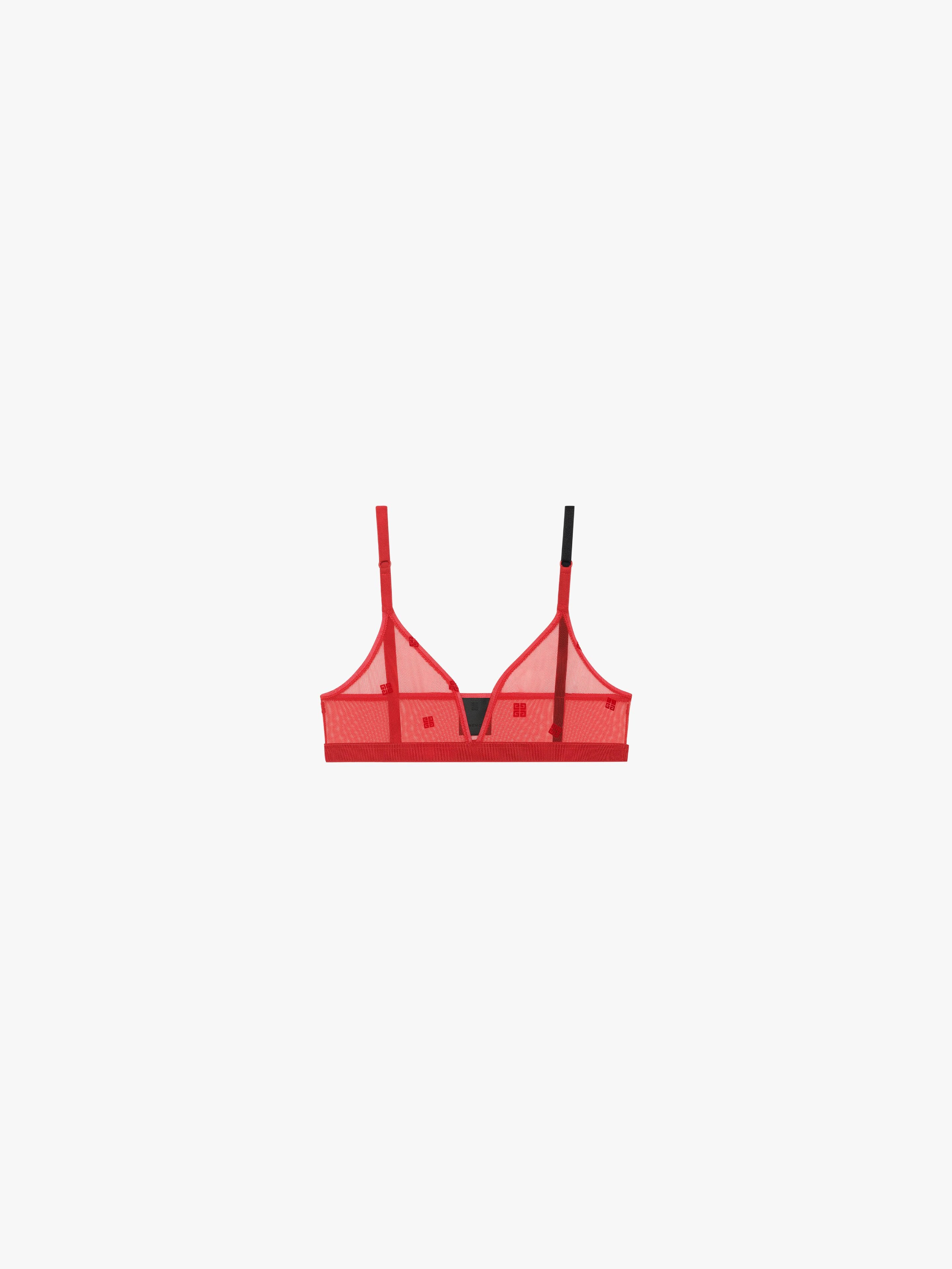 BRA IN TULLE WITH 4G PATTERN - 1