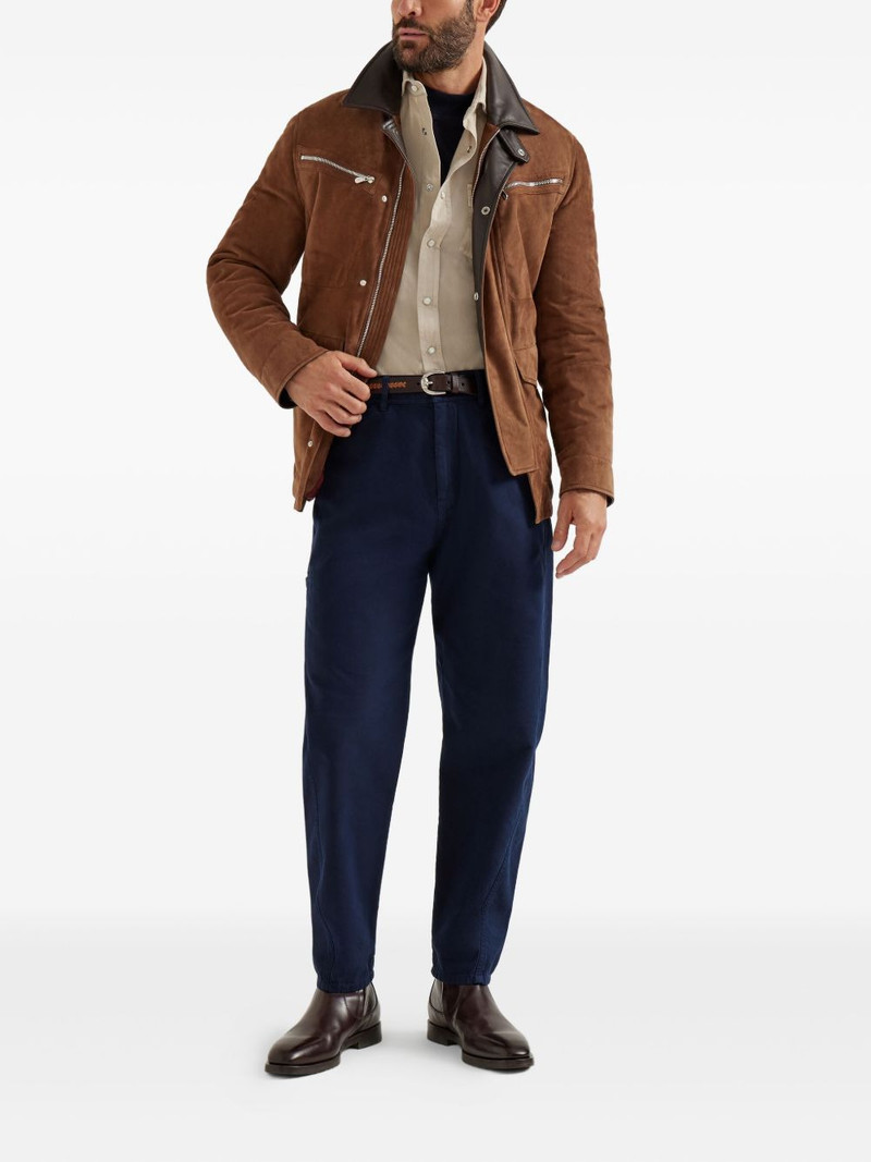 Brunello Cucinelli pocket gabardine trousers outlook