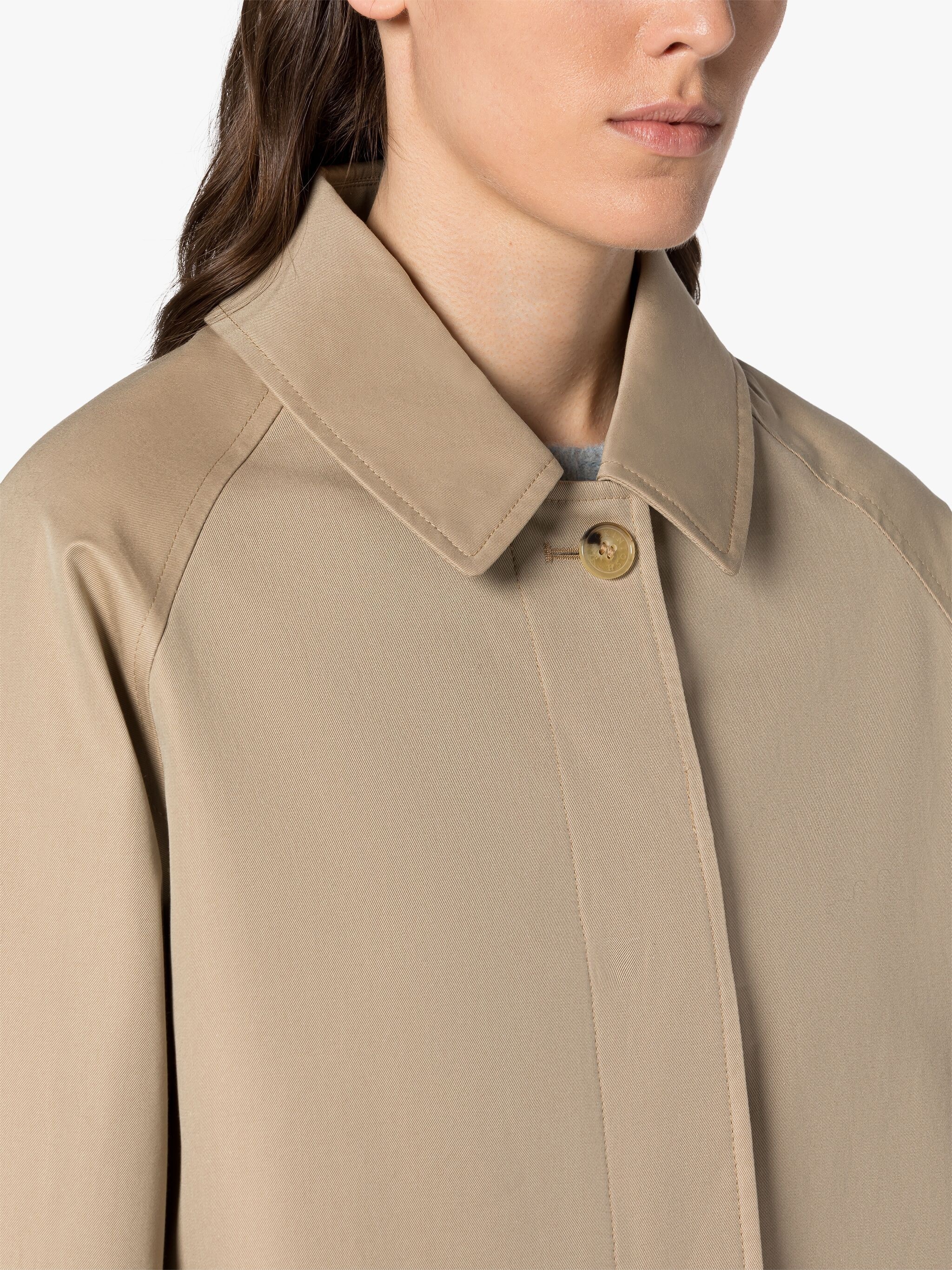 GARIA SAND COTTON COAT - 5