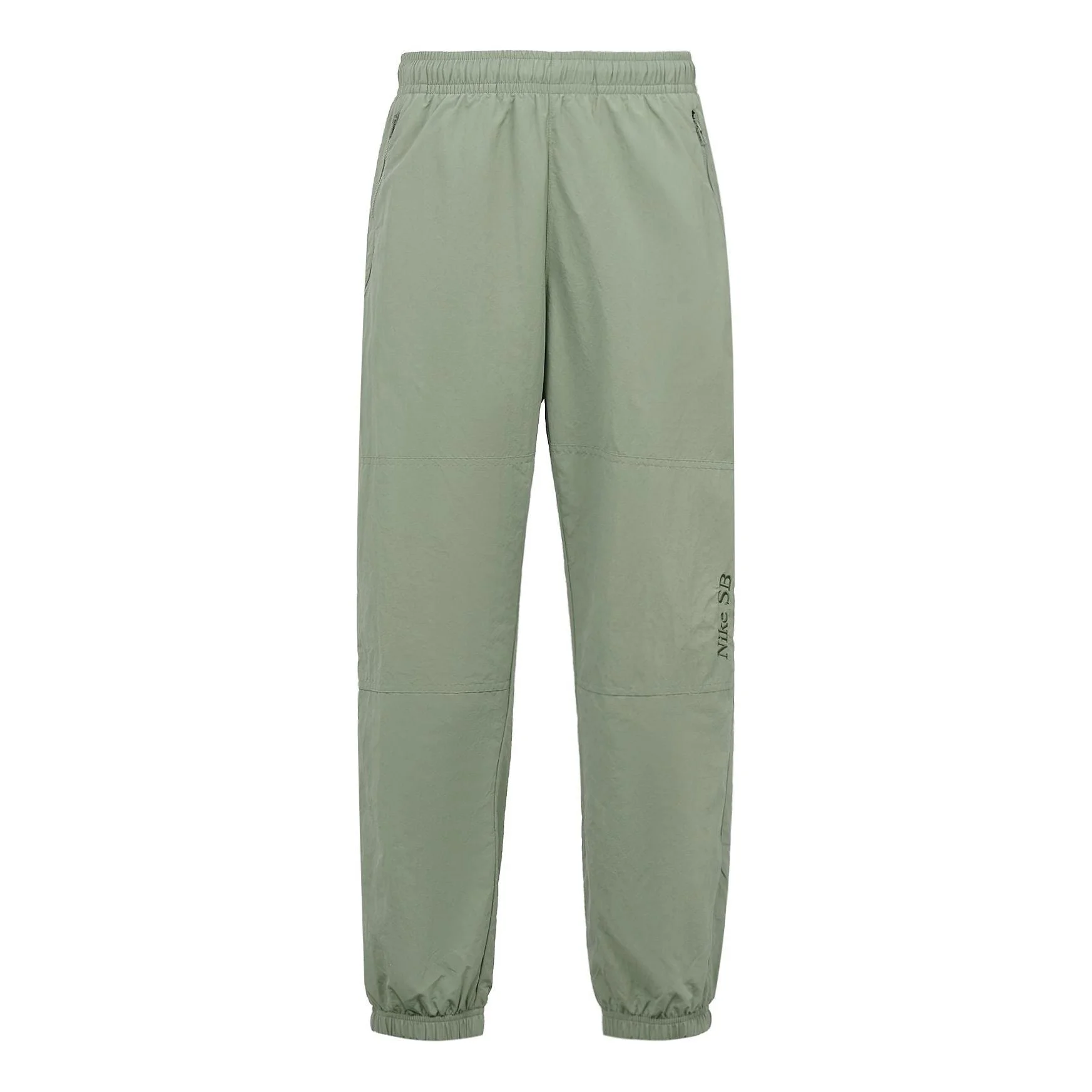 Nike SB Logo Embroidered Skateboard Woven Sports Pants Green CV4333-320 - 1