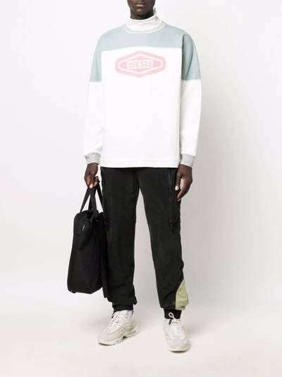 Diesel logo-print sweatshirt outlook