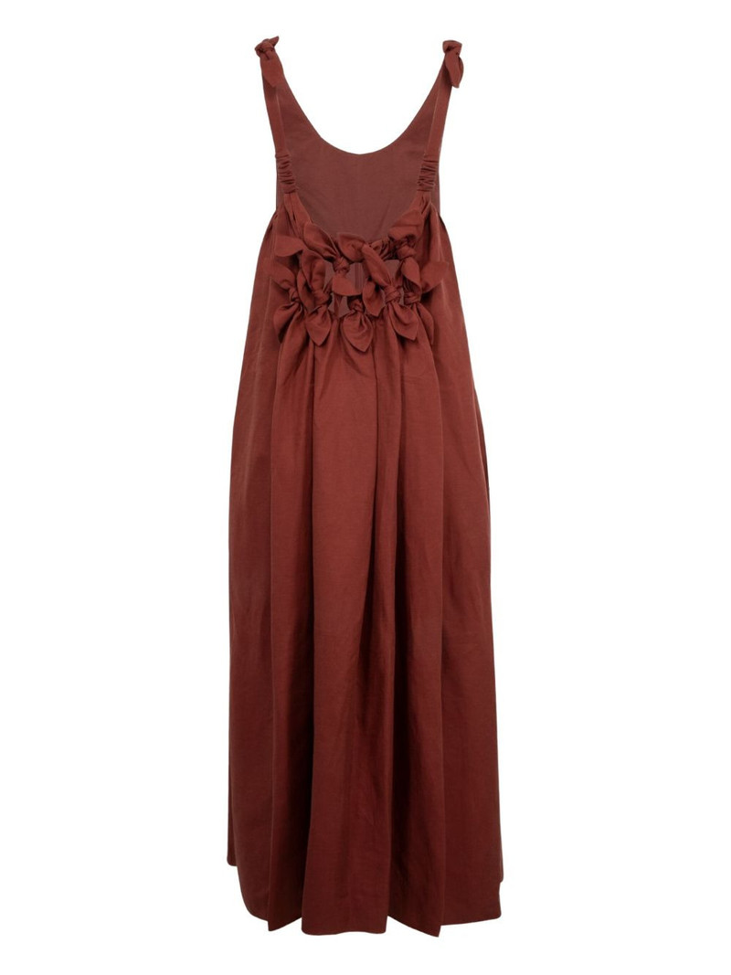 GABRIELA HEARST bow-embellishment maxi dress outlook