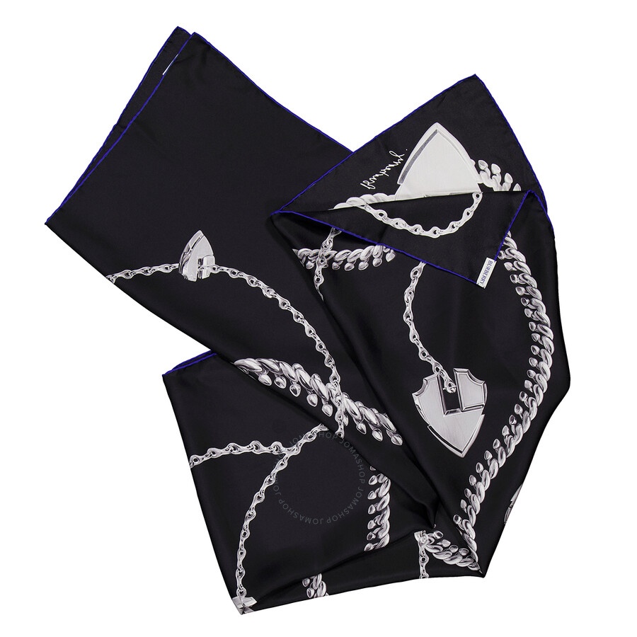 Burberry Shield Hardware Silk Scarf - 3