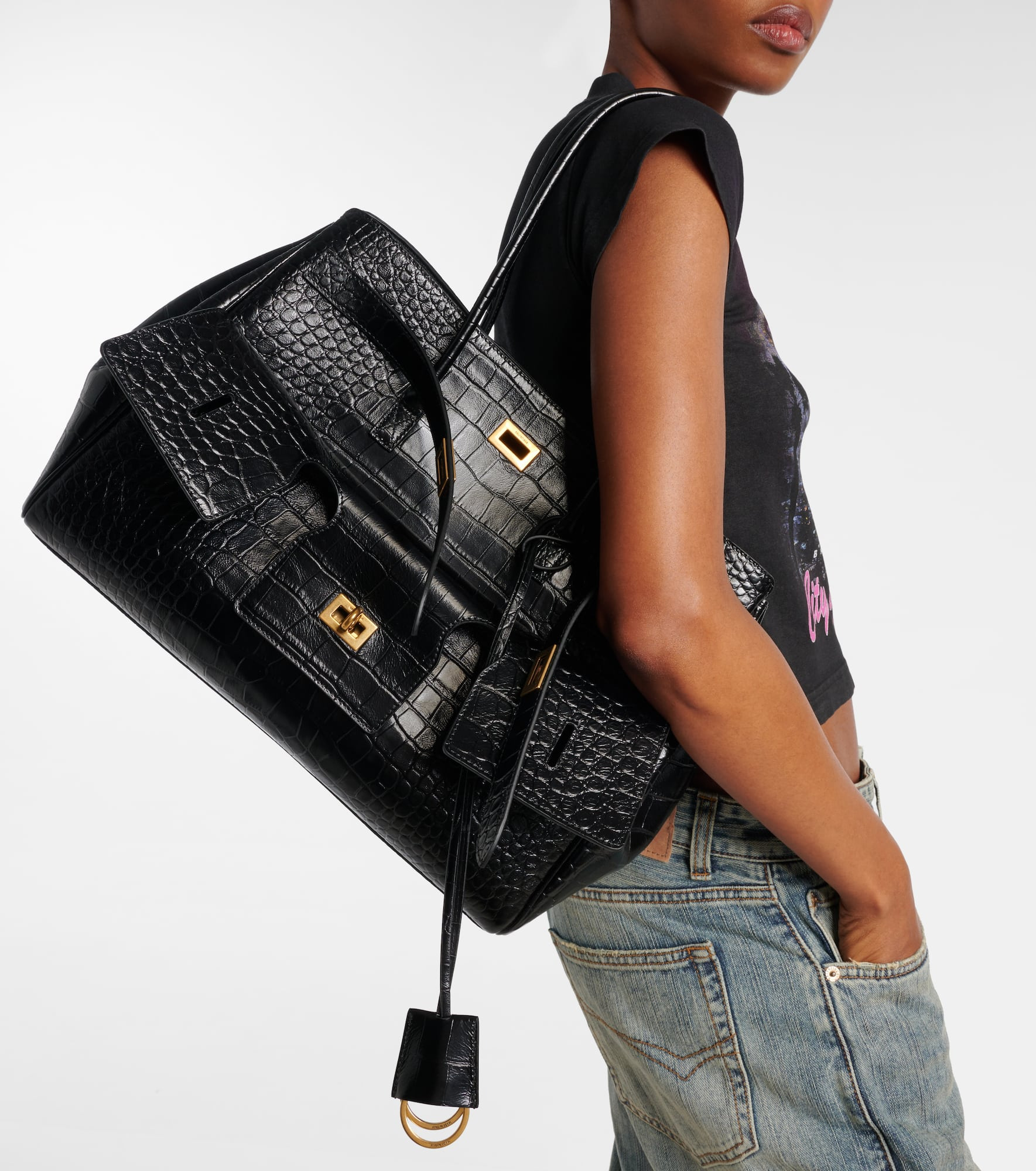 Bel Air Medium leather tote bag - 6