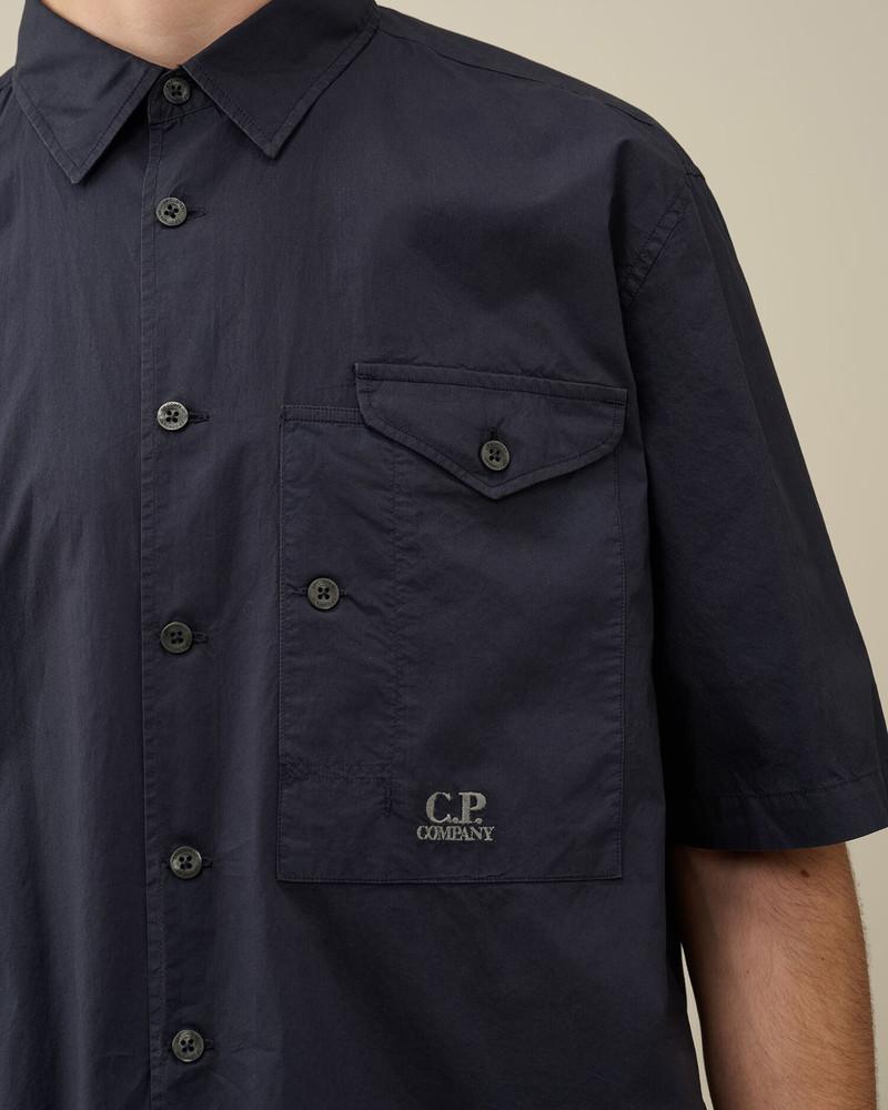 Cotton Popeline Short Sleeved Shirt 5