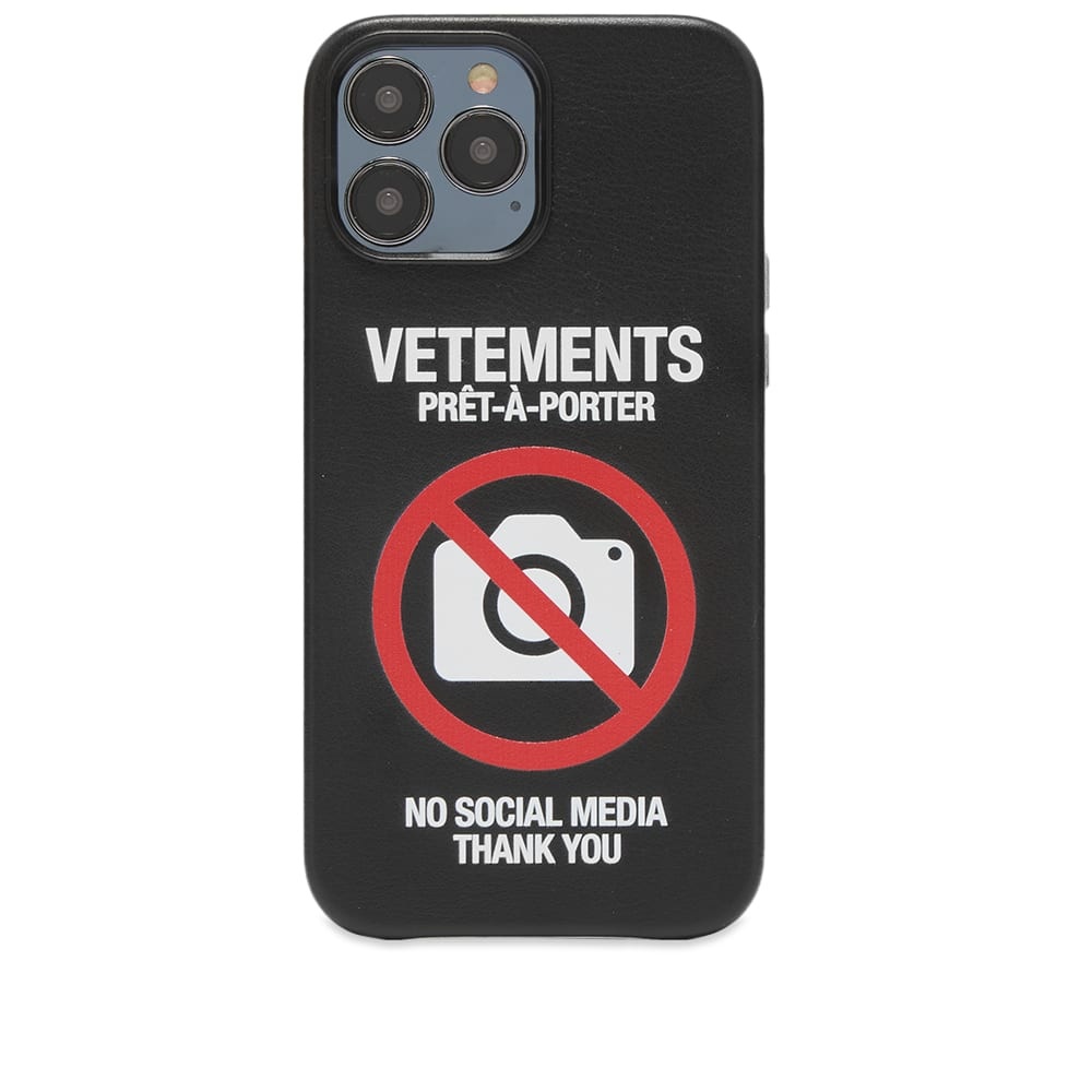 VETEMENTS No Social Media iPhone 13 Pro Max Case - 1