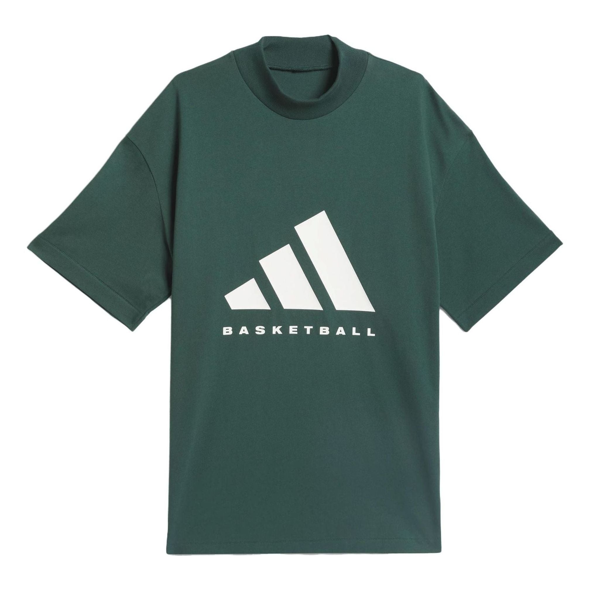 adidas Basketball Logo Tee 'Mineral Green' IT4510 - 1