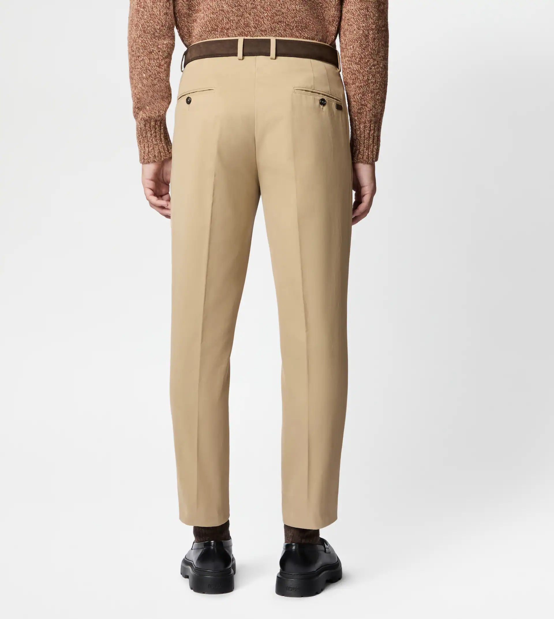 PANTS IN GABARDINE - BEIGE - 6
