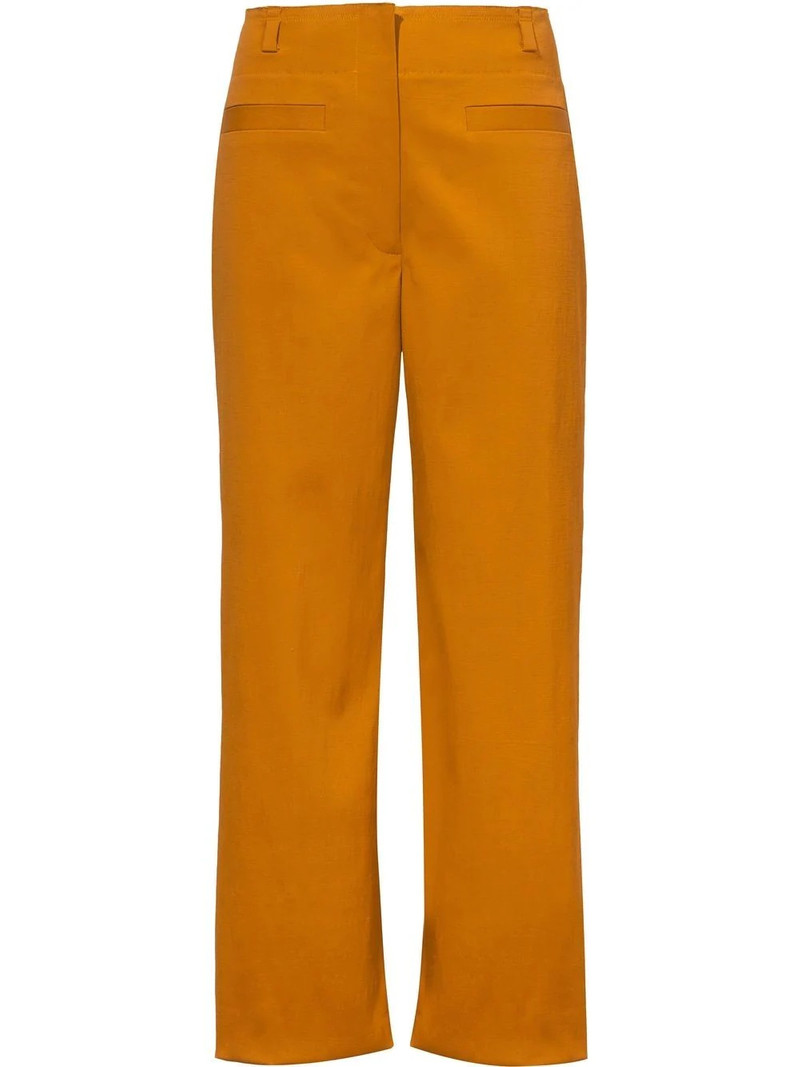mid-rise bootcut trousers - 1