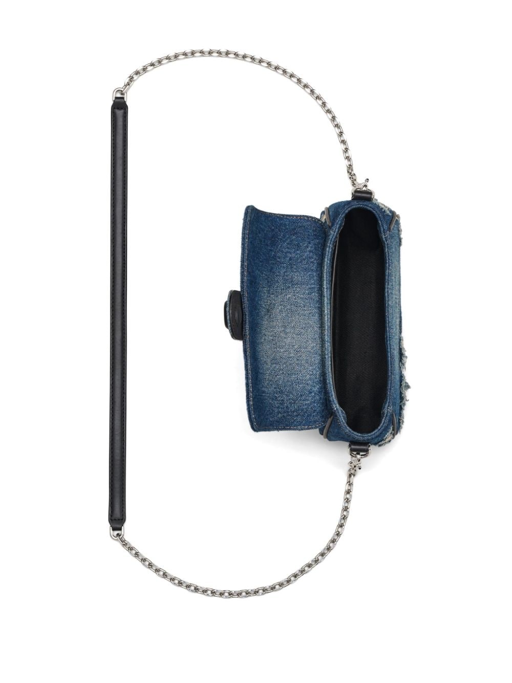 The Denim Clover Rip And Repair shoulder bag - 6